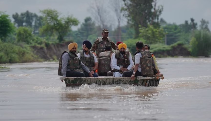 पंजाब में बाढ़ की मौजूदा स्थिति