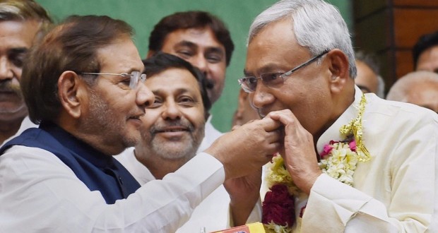Nitish Kumar CM Bihar elected president of JDU