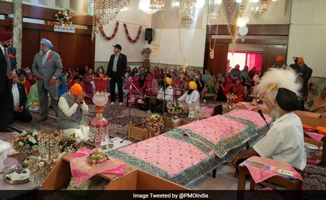 modi visit guruduara iran