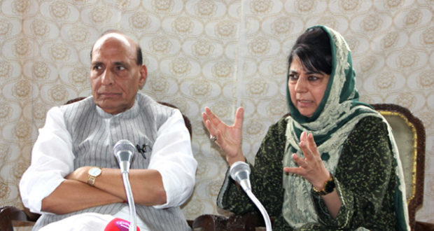 Rajnath Singh says, dialogue within framework of constitution only way to find solution of Kashmir’s situation