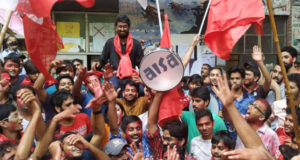 JNU छात्र संघ चुनाव में सभी सीटों पर लहराया लाल झंडा