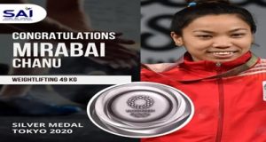 Mirabai Chanu secures first medal for India at Tokyo Olympics