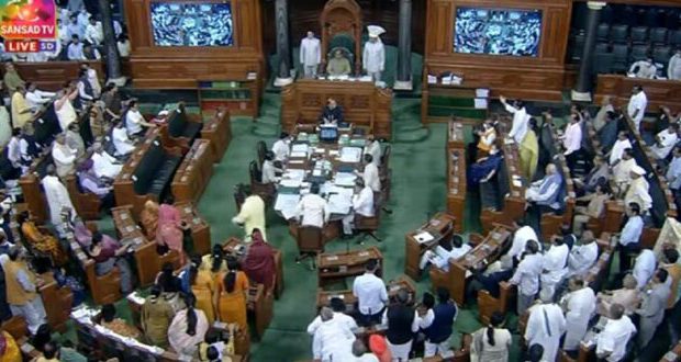 संसद में तवांग क्लैश पर विपक्ष का हंगामा