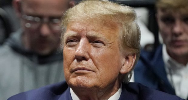 Trump charged with 34 felony counts, pleads not guilty in Manhattan court
