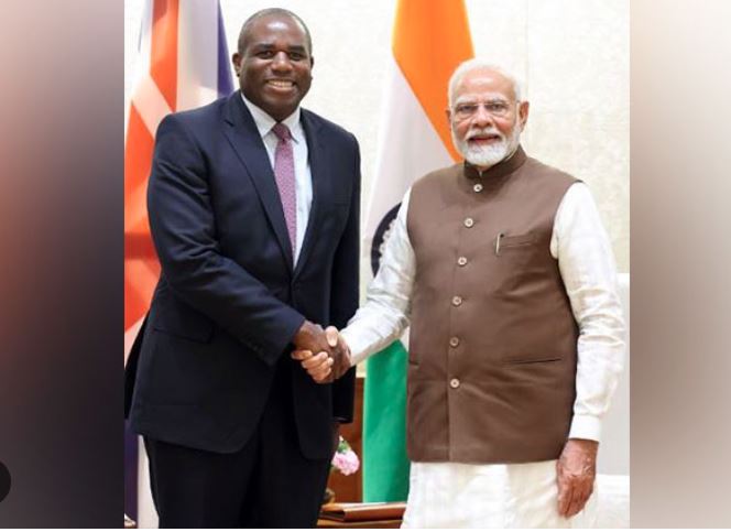 UK Foreign Secretary Meets PM Narendra Modi