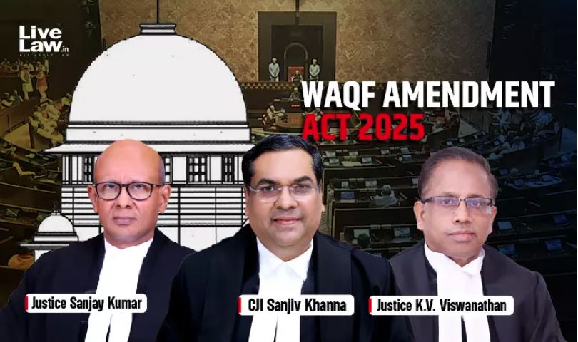 Supreme Court Proposes To Pass Interim Order On Waqf Amendment Act Challenge