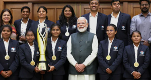 प्रधानमंत्री ने विश्व कप विजेता महिला दृष्टिबाधित खिलाड़ियों से बातचीत की