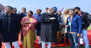 गृहमंत्री और मुख्यमंत्री ने अंतरराष्ट्रीय पतंग महोत्सव में भाग लिया