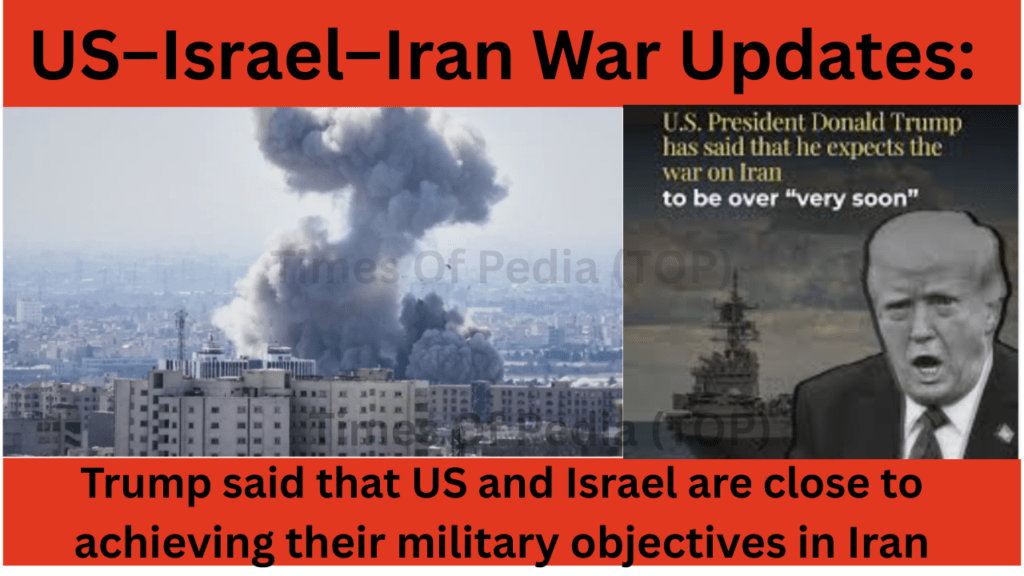 US–Israel–Iran War Updates