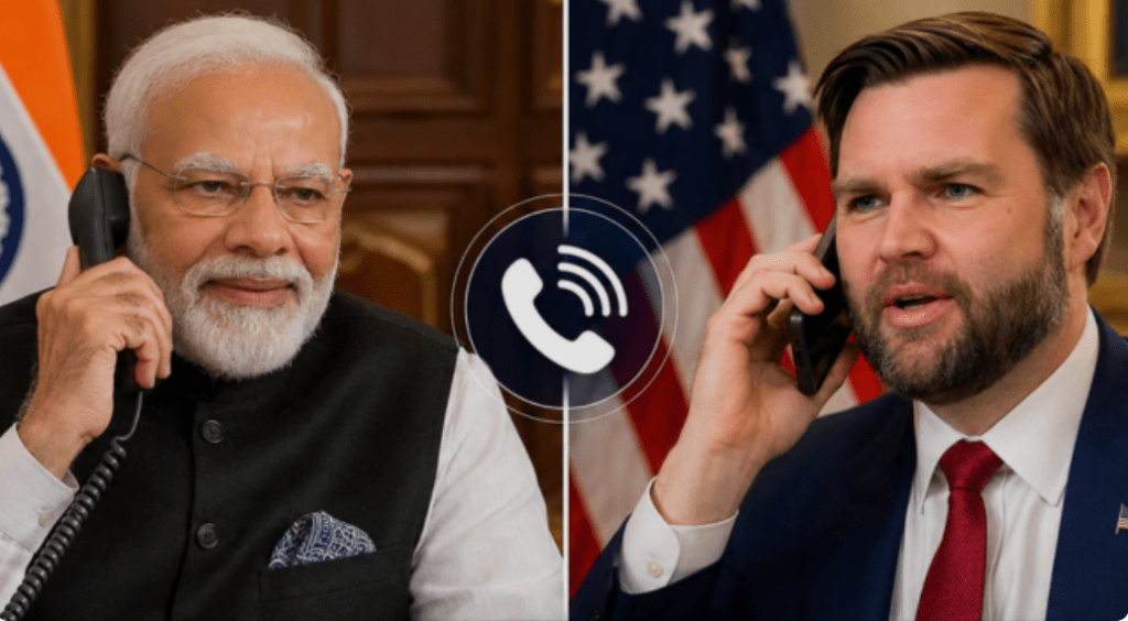 प्रधानमंत्री मोदी और अमरीकी उपराष्ट्रपति जेडी वेंस के बीच फोन पर वार्ता
