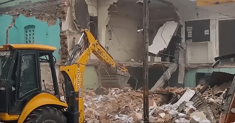 Demolition of the historic mosque