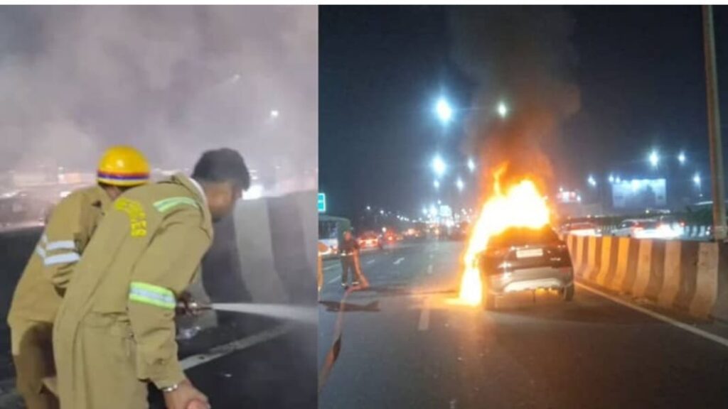 moving-car-catches-fire