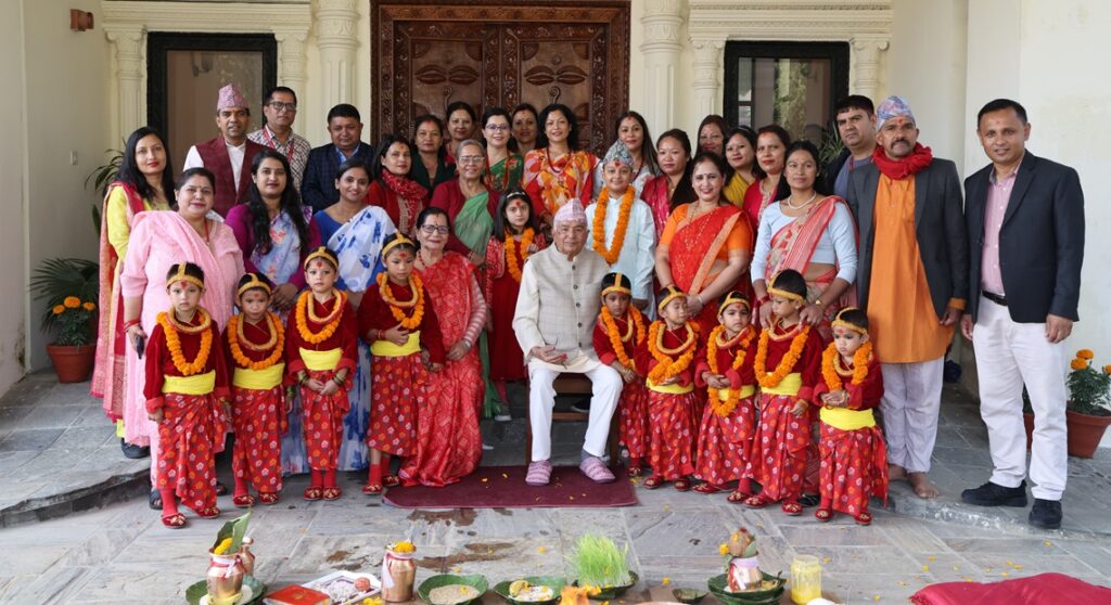 nepal-president-kanya-puja